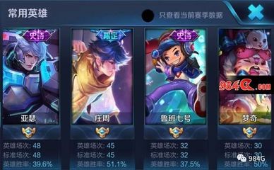 王者荣耀本命英雄怎么测,王者荣耀中的本命英雄怎么测试
