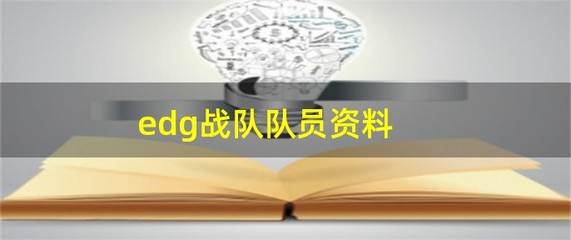 edg战队队员资料,edg战队队员名单